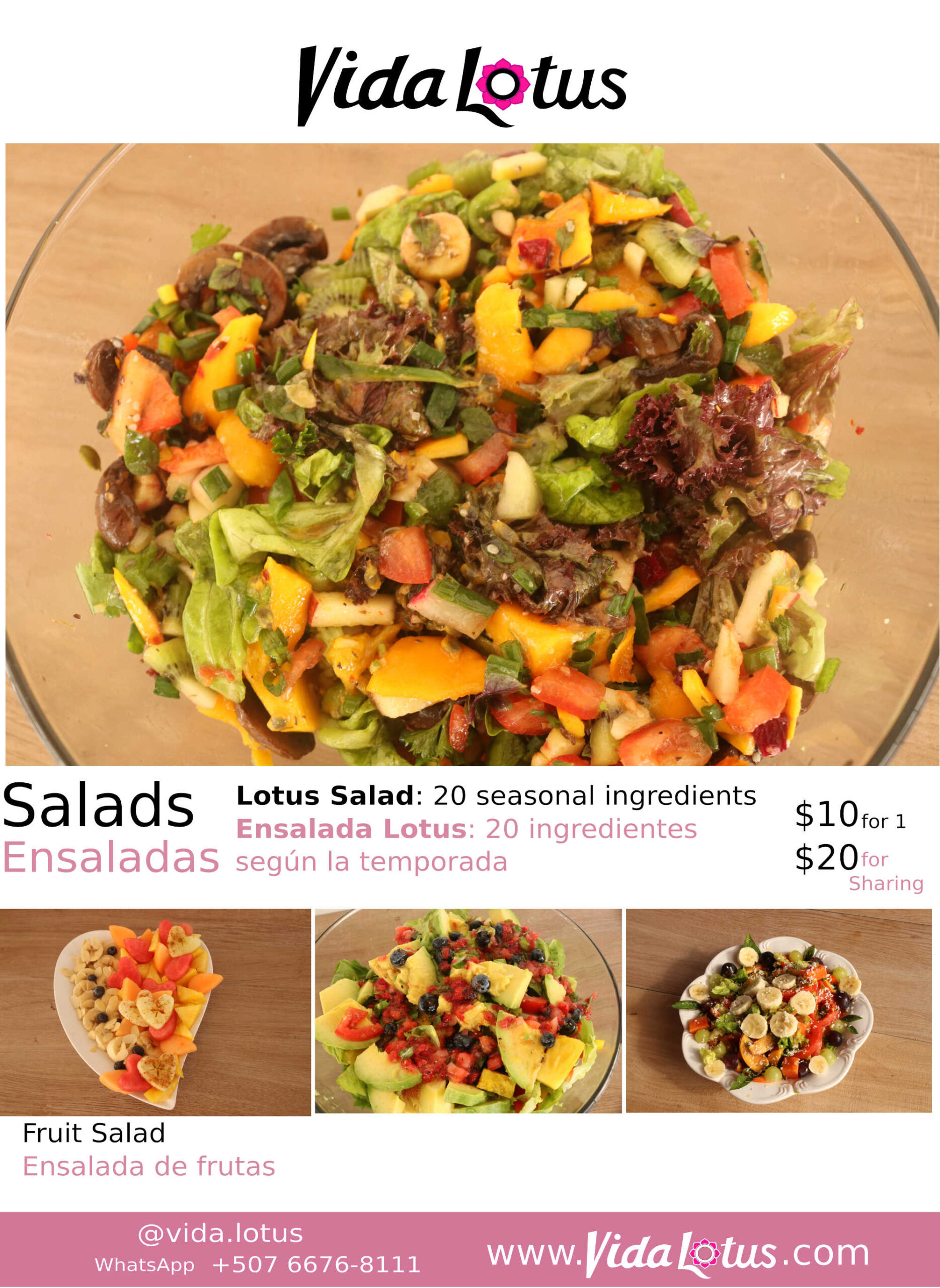salad menu